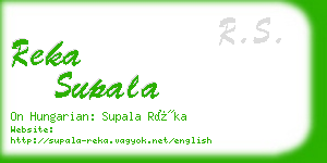 reka supala business card